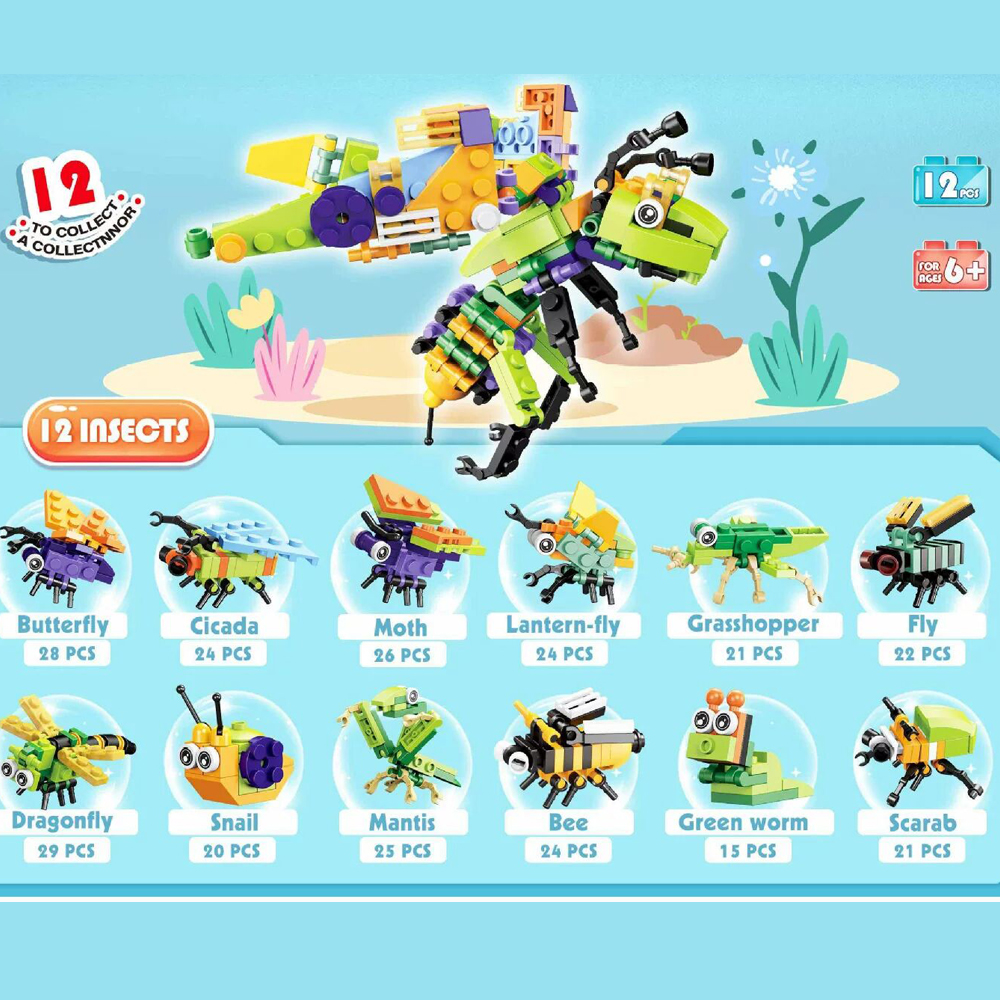 12-in-1 Animal Building Block  - Kids Toys Elephant review and price
