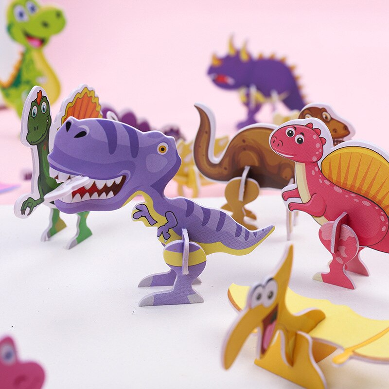 40Pcs Children Paper Dinosaur  - Kids Toys Dinosaur review and price