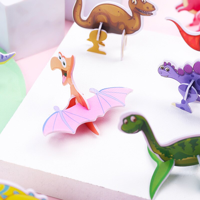 40Pcs Children Paper Dinosaur  - Kids Toys Dinosaur review and price