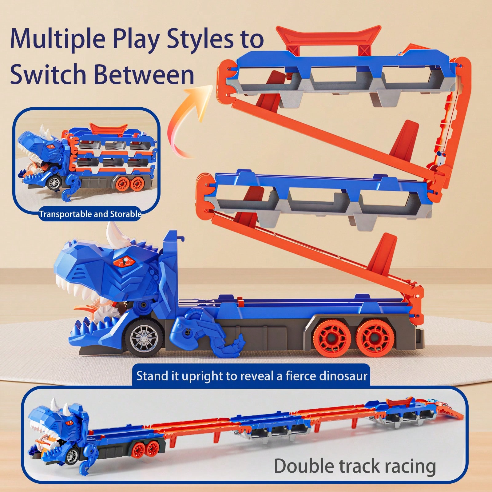 Dinosaur Transport Truck Track - Kids Toys Dinosaur review and price