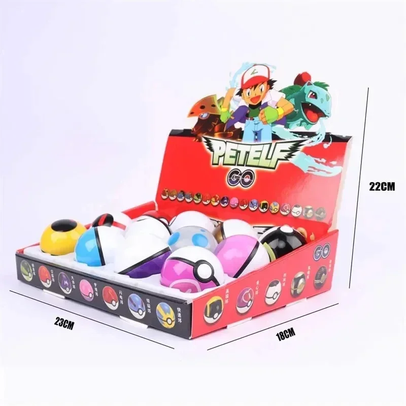 12Pcs Pokemon Figure Pokeball  - Kids Toys Movie review and price