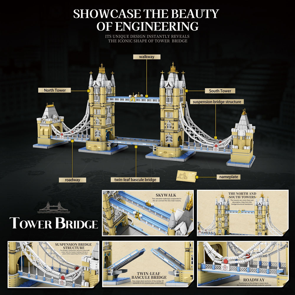 MOC World London Tower Bridge  - Kids Toys London review and price