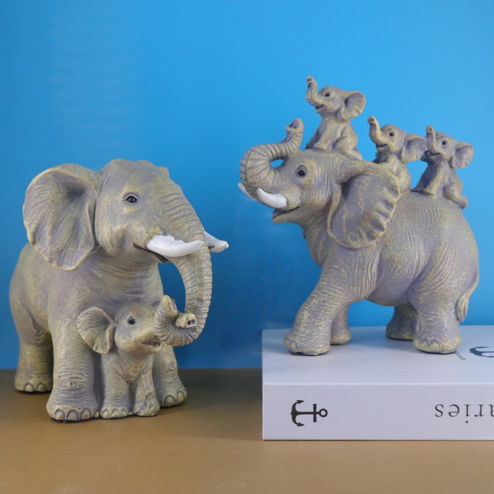 Mother Child Elephant Statue R - Kids Toys Elephant review and price