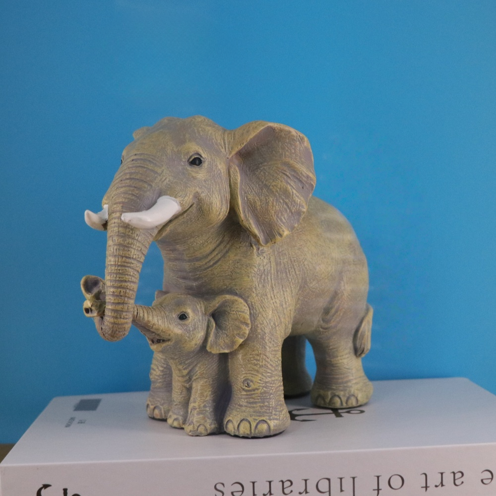Mother Child Elephant Statue R - Kids Toys Elephant review and price