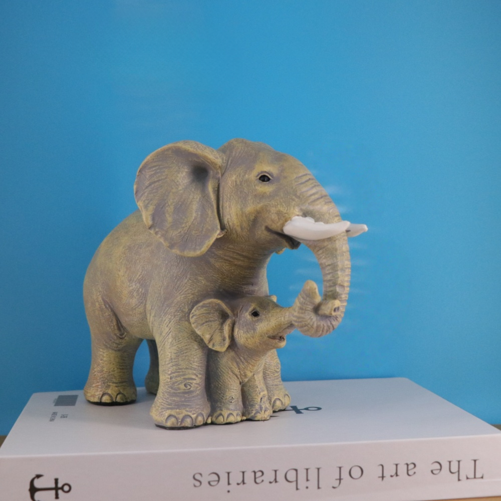 Mother Child Elephant Statue R - Kids Toys Elephant review and price