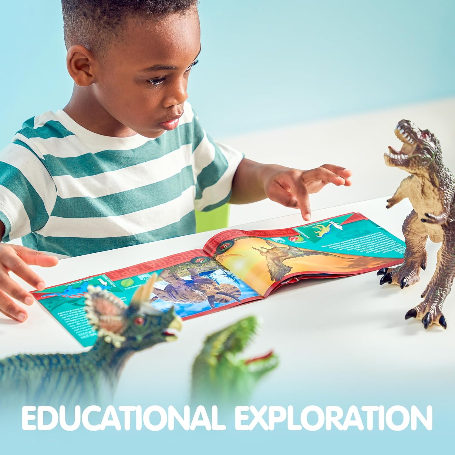 Joyfy 6 Pcs Jumbo Dinosaur Toy - Kids Toys Dinosaur review and price