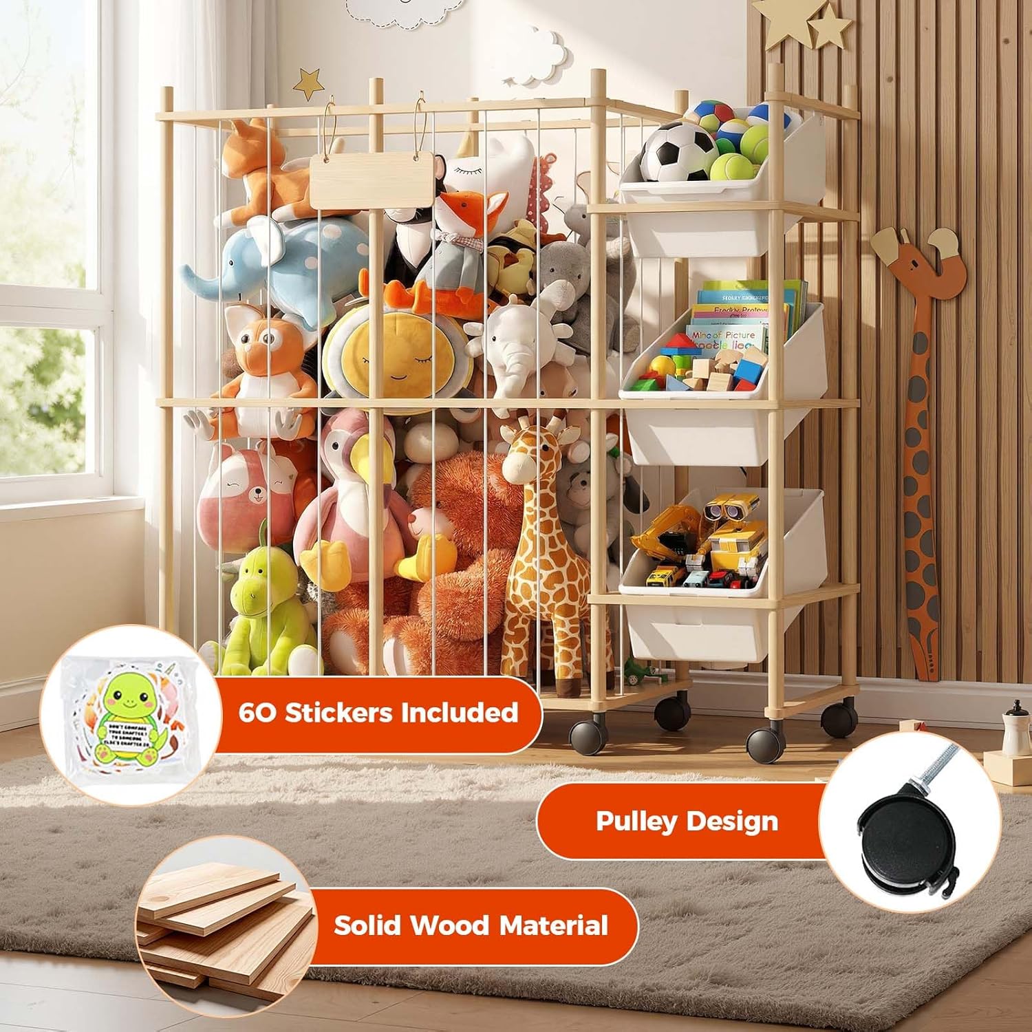 Toy Storage Organizer with 3 R - Kids' Toy review and price