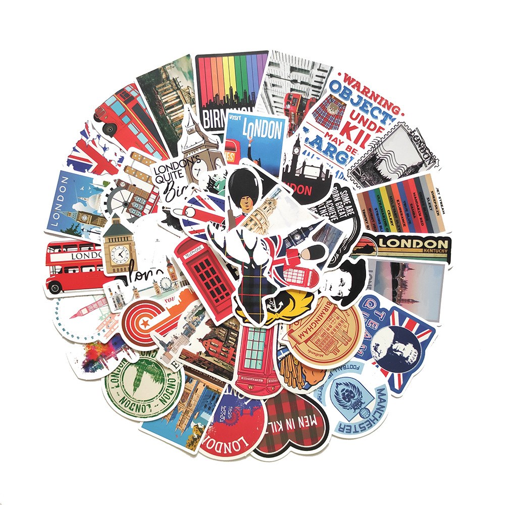 50pcs London England Stickers  - Kids Toys London review and price