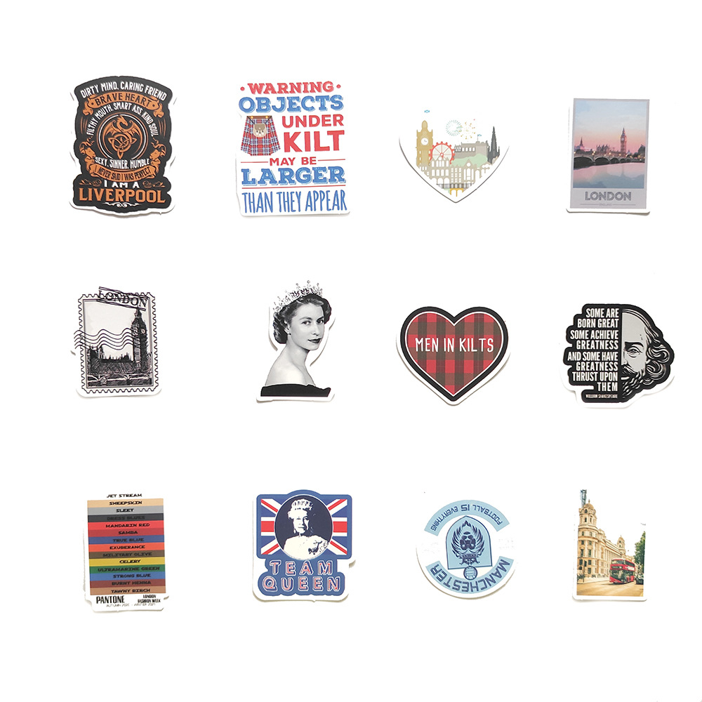 50pcs London England Stickers  - Kids Toys London review and price