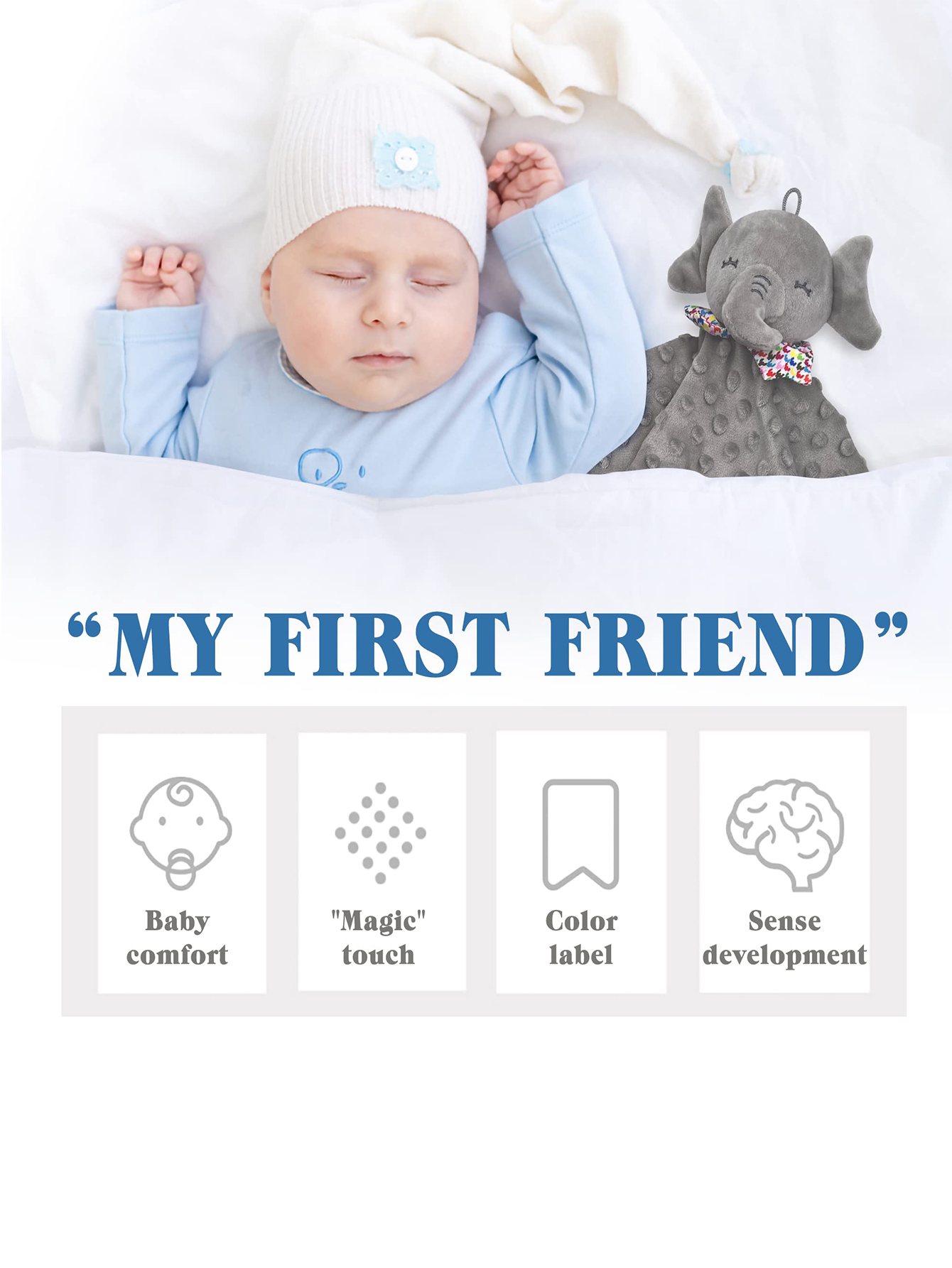 Elephant Baby Comforter Blanke - Kids Toys Elephant review and price