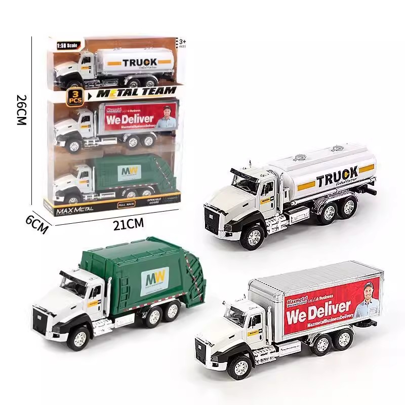 3 Pack of Diecast Sanitation V - Kids Toys Vehicle review and price